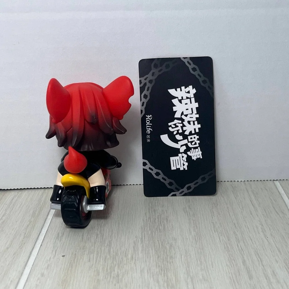 Rolife NAI-V Spice Girls Series Crazy speed Figure Biker Motorcycle Red Cat Girl